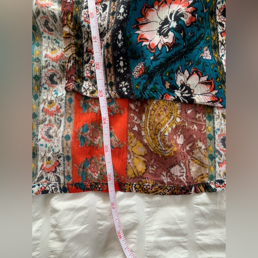 NWT Billabong Floral Teal and Coral Kimono - Picture 13 of 16